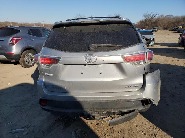 5TDJKRFH1FS199467 - 2015 TOYOTA HIGHLANDER XLE 银色 照片 6