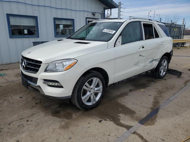 4JGDA5HB1DA245645 - 2013 MERCEDES-BENZ ML 350 4MATIC WHITE photo 1
