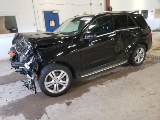 4JGDA5HB5EA288824 - 2014 MERCEDES-BENZ ML 350 4MATIC BLACK photo 1