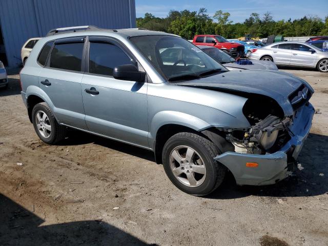 KM8JM12B28U754661 - 2008 HYUNDAI TUCSON GLS TURQUOISE photo 4