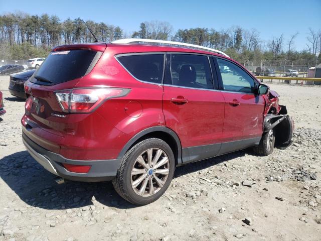 1FMCU9J93HUB30762 - 2017 FORD ESCAPE TITANIUM BURGUNDY photo 3