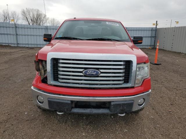 1FTFW1EV6AFC78340 - 2010 FORD F150 SUPERCREW RED photo 5