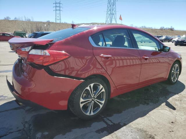 KNAFZ4A89G5450753 - 2016 KIA FORTE EX RED photo 3