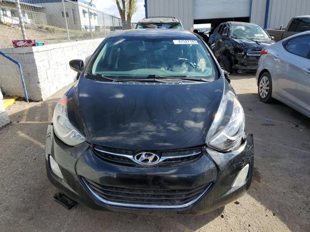 KMHDH4AEXDU796097 - 2013 HYUNDAI ELANTRA GLS BLACK photo 5