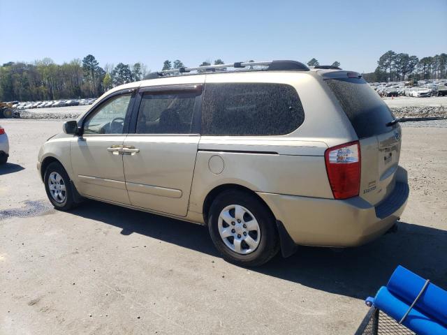 KNDMB233286237269 - 2008 KIA SEDONA EX TAN photo 2