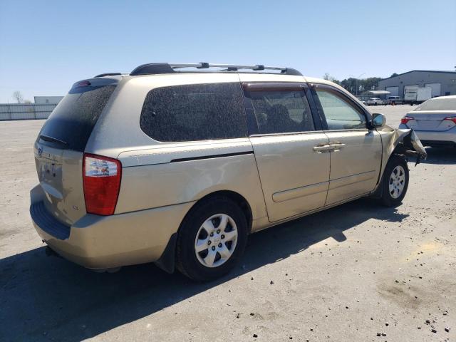 KNDMB233286237269 - 2008 KIA SEDONA EX TAN photo 3