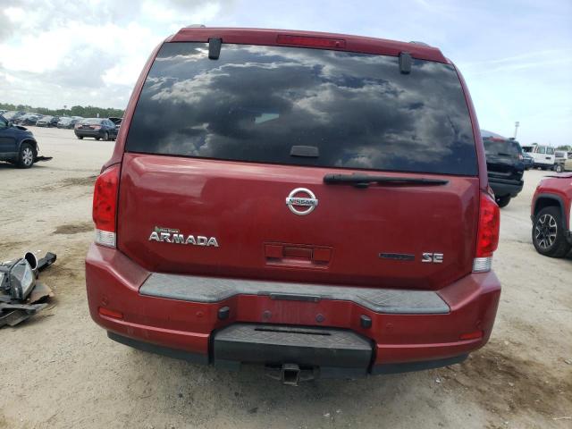 5N1BA08D88N629139 - 2008 NISSAN ARMADA SE RED photo 6