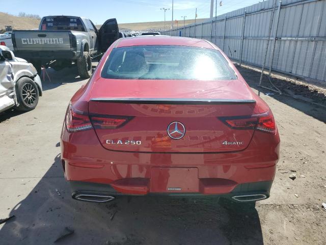 W1K5J4HB6LN088484 - 2020 MERCEDES-BENZ CLA 250 4MATIC RED photo 6