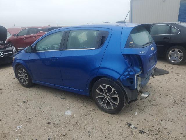 1G1JD6SHXH4164156 - 2017 CHEVROLET SONIC LT BLUE photo 2