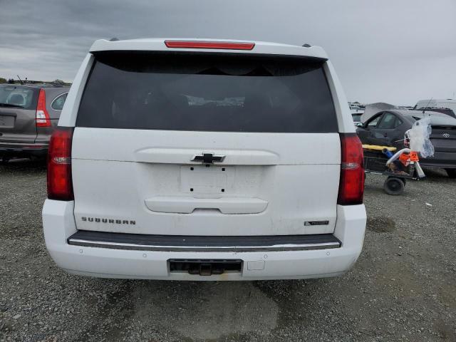 1GNSKJKC3HR117408 - 2017 CHEVROLET SUBURBAN K1500 PREMIER WHITE photo 6