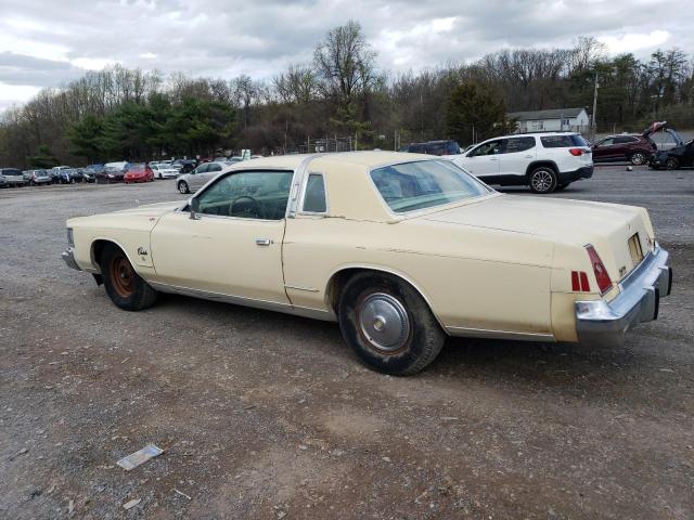 SS22G9R186916 - 1979 CHRYSLER CORDOBA BEIGE photo 2