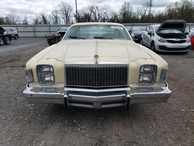 SS22G9R186916 - 1979 CHRYSLER CORDOBA BEIGE photo 5