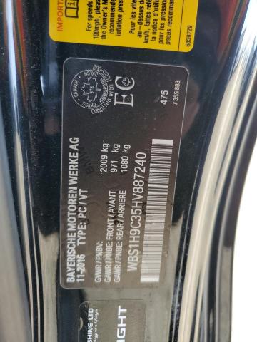 WBS1H9C35HV887240 - 2017 BMW M2 BLACK photo 12