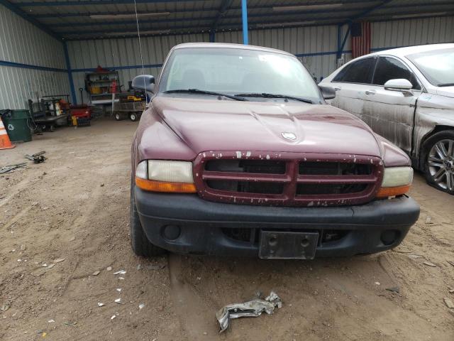 1D7HL12X33S146451 - 2003 DODGE DAKOTA SXT MAROON photo 5