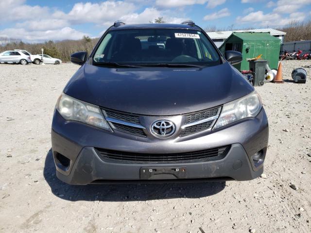 2T3BFREVXEW139555 - 2014 TOYOTA RAV4 LE GRAY photo 5