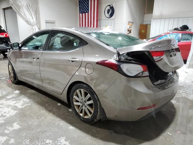 5NPDH4AE3GH661790 - 2016 HYUNDAI ELANTRA SE TAN photo 2