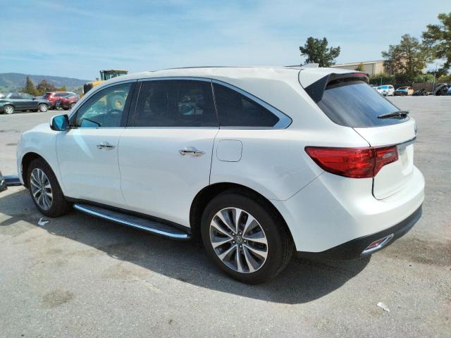 5FRYD3H42GB014105 - 2016 ACURA MDX TECHNOLOGY WHITE photo 2