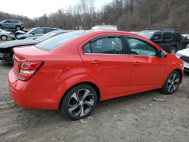 1G1JF5SB4H4139608 - 2017 CHEVROLET SONIC PREMIER RED photo 3