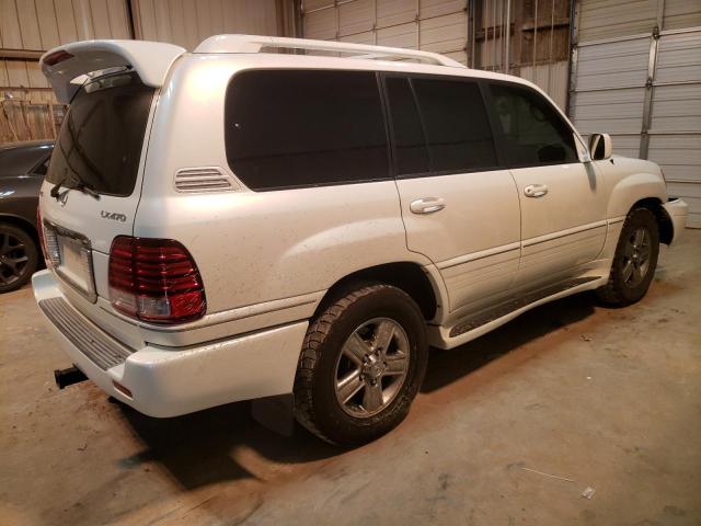 JTJHT00W564003439 - 2006 LEXUS LX 470 WHITE photo 3