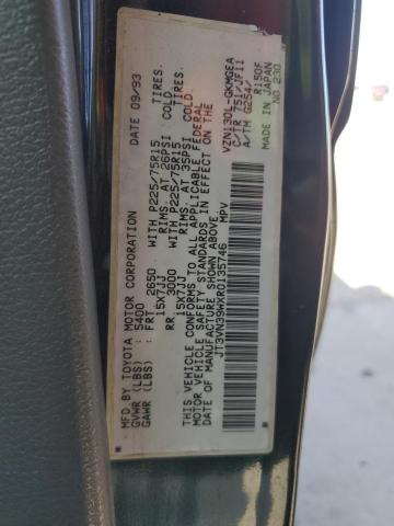 JT3VN39WXR0135746 - 1994 TOYOTA 4RUNNER VN39 SR5 绿色 照片 13