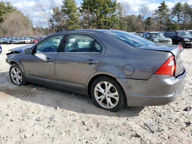 3FAHP0HA8CR127231 - 2012 FORD FUSION SE GRAY photo 2