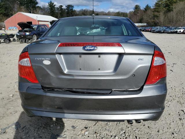 3FAHP0HA8CR127231 - 2012 FORD FUSION SE GRAY photo 6