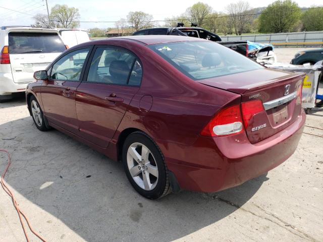 19XFA1F66BE024676 - 2011 HONDA CIVIC LX-S Բորդո լուսանկար 2