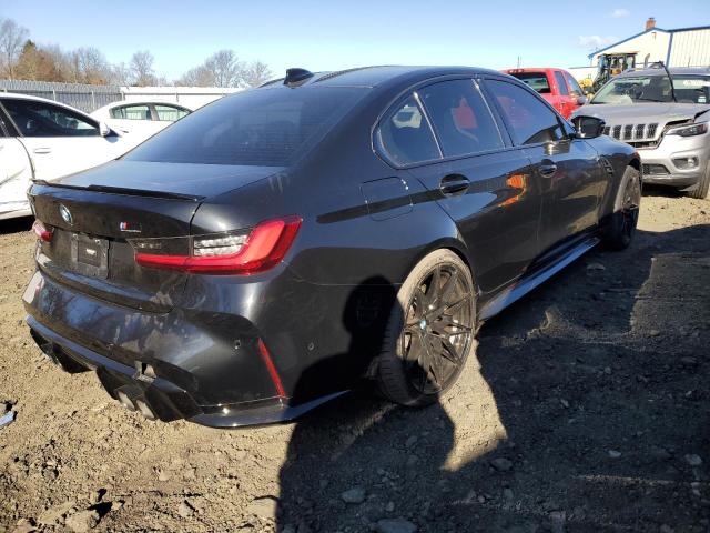 WBS33AY08NFM38759 - 2022 BMW M3 COMPETITION შავი ფოტო 3