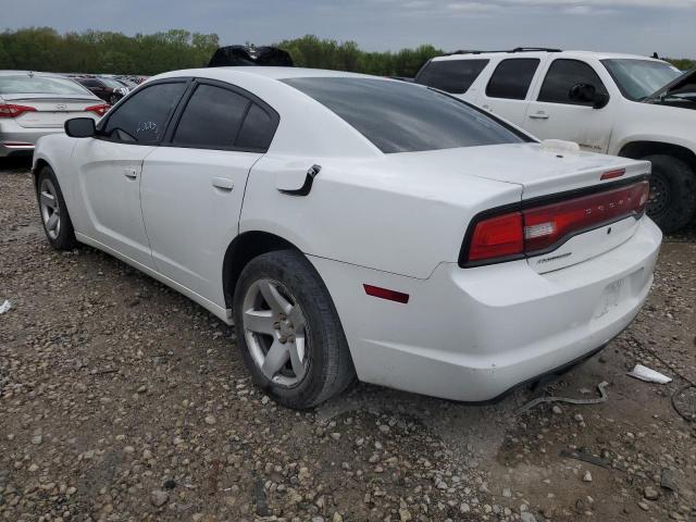 2C3CDXAG3DH608641 - 2013 DODGE CHARGER POLICE WHITE photo 2