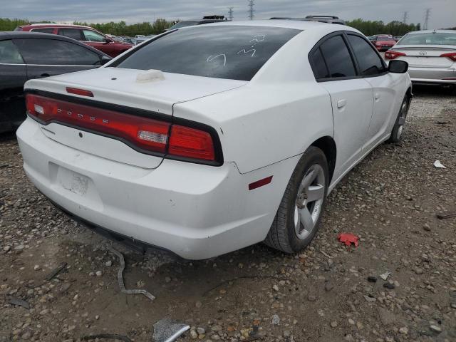 2C3CDXAG3DH608641 - 2013 DODGE CHARGER POLICE WHITE photo 3