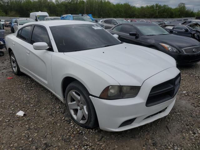 2C3CDXAG3DH608641 - 2013 DODGE CHARGER POLICE WHITE photo 4