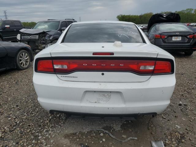 2C3CDXAG3DH608641 - 2013 DODGE CHARGER POLICE WHITE photo 6