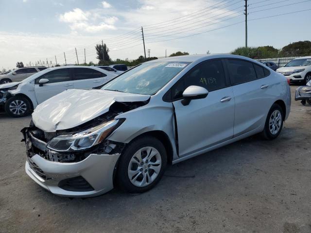 1G1BC5SM9K7147062 - 2019 CHEVROLET CRUZE LS SILVER photo 1