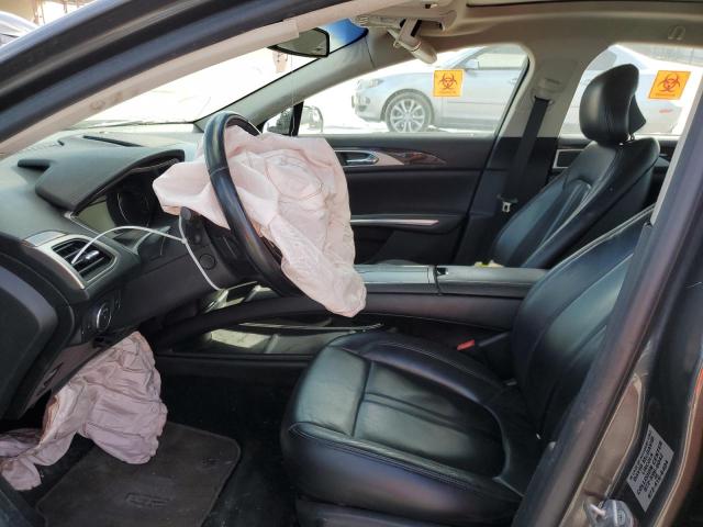 3LN6L2G97GR633814 - 2016 LINCOLN MKZ GRAY photo 7