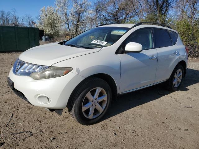 JN8AZ18W29W139490 - 2009 NISSAN MURANO S WHITE photo 1