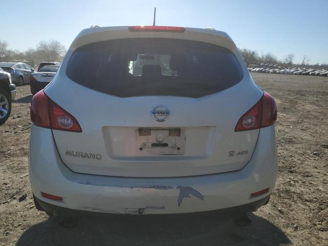 JN8AZ18W29W139490 - 2009 NISSAN MURANO S WHITE photo 6