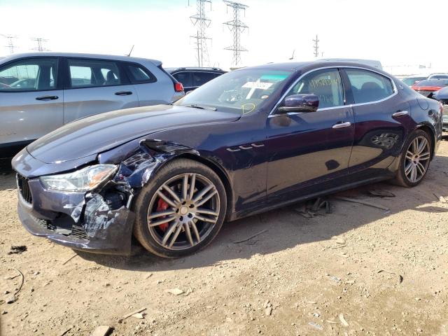 ZAM57RTA3G1165311 - 2016 MASERATI GHIBLI S Կապույտ լուսանկար 1