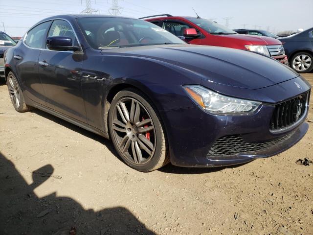 ZAM57RTA3G1165311 - 2016 MASERATI GHIBLI S Կապույտ լուսանկար 4