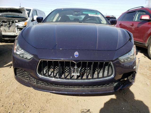 ZAM57RTA3G1165311 - 2016 MASERATI GHIBLI S Կապույտ լուսանկար 5
