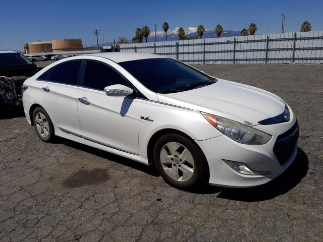 KMHEC4A4XCA038397 - 2012 HYUNDAI SONATA HYBRID WHITE photo 4