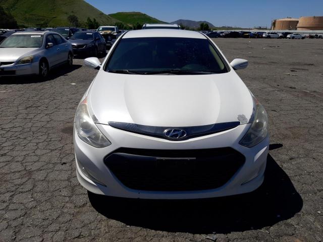 KMHEC4A4XCA038397 - 2012 HYUNDAI SONATA HYBRID WHITE photo 5