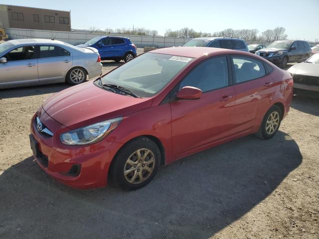 KMHCT4AE3CU253909 - 2012 HYUNDAI ACCENT GLS RED photo 1