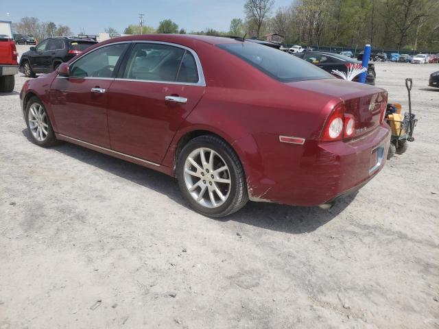 1G1ZE5E74BF103927 - 2011 CHEVROLET MALIBU LTZ მუქწითელი ფოტო 2