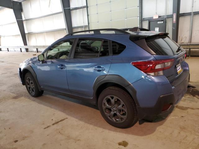 JF2GTHSC0MH252951 - 2021 SUBARU CROSSTREK SPORT BLUE photo 2