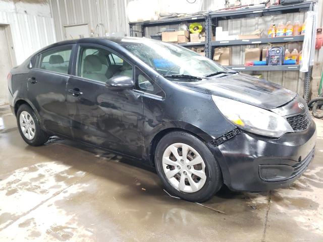 KNADM4A31F6437630 - 2015 KIA RIO LX BLACK photo 4