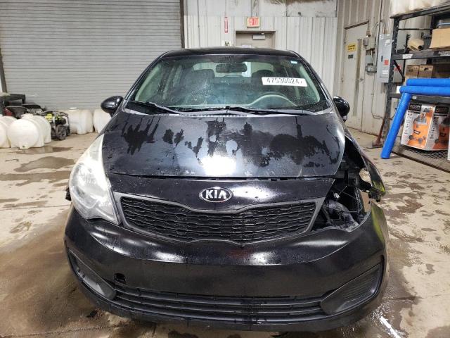 KNADM4A31F6437630 - 2015 KIA RIO LX BLACK photo 5