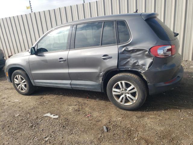 WVGAV7AX3CW002624 - 2012 VOLKSWAGEN TIGUAN S GRAY photo 2