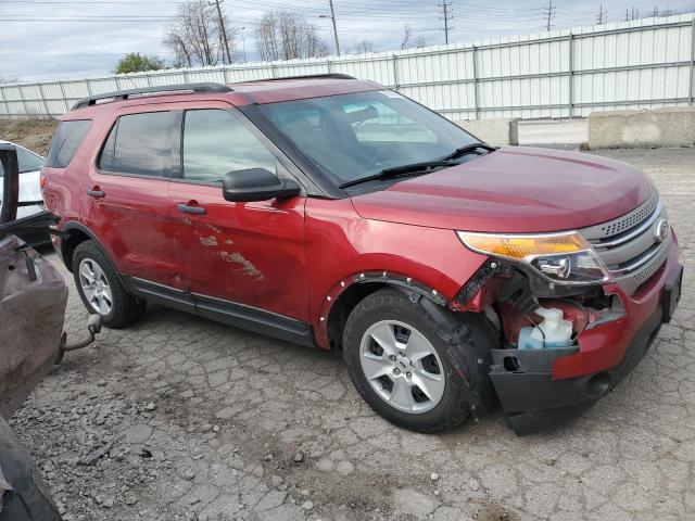 1FM5K7B84DGA91729 - 2013 FORD EXPLORER MAROON photo 4