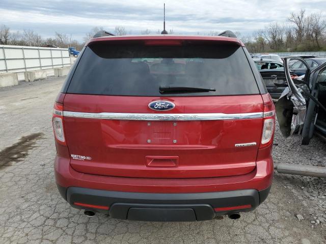 1FM5K7B84DGA91729 - 2013 FORD EXPLORER MAROON photo 6