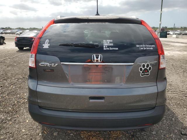 2HKRM3H76EH500754 - 2014 HONDA CR-V EXL GRAY photo 6